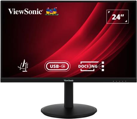 VIEWSONIC VG2409U-2 60,96cm 24Zoll FHD LED 100Hz 300cd/m2 5ms HDMI DP USB-C 65W DaisyChain 2x2.5W speakers [Energieklasse E] (VG2409U-2)