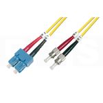 eStars LWL Duplex Patchkabel, ST/SC, 9/125 µm, 2 m (51930.2)