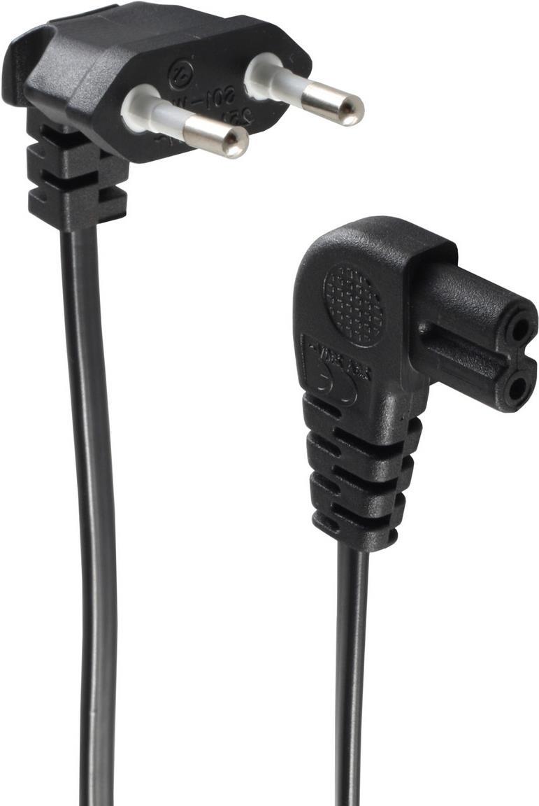 shiverpeaks BS09-06001 Stromkabel Schwarz 1,5 m CEE7/16 C7-Koppler (BS09-06001)