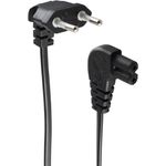 shiverpeaks BS09-06001 Stromkabel Schwarz 1,5 m CEE7/16 C7-Koppler (BS09-06001)