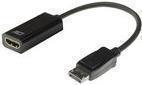 ACT AC7555 Videokabel-Adapter 0,15 m DisplayPort HDMI Typ A (Standard) Schwarz (AC7555)