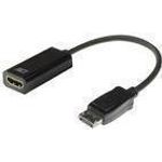 ACT AC7555 Videokabel-Adapter 0,15 m DisplayPort HDMI Typ A (Standard) Schwarz (AC7555)