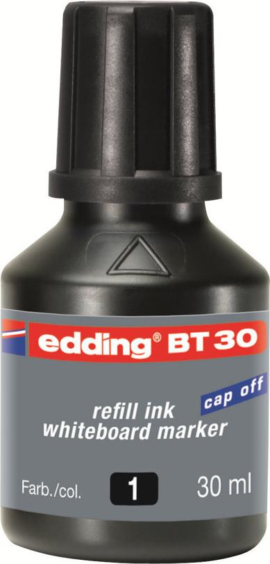 edding BT 30 Nachfülltusche - für Boardmarker, 30 ml, schwarz (4-BT30001)