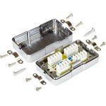 Anschluss-/Verbindungsbox Cat. 6, LSA, geschirmt, metallisiertes Gehäuse, Good Connections (GC-N0151)