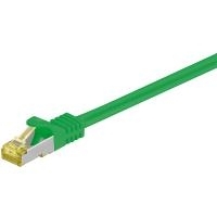 Wentronic GoobayCat.7 Rohkabel Patchkabel, S/FTP (PiMF), Grün, 25 m - LSZH halogenfrei, Kupfer, RJ45 Stecker (91667)