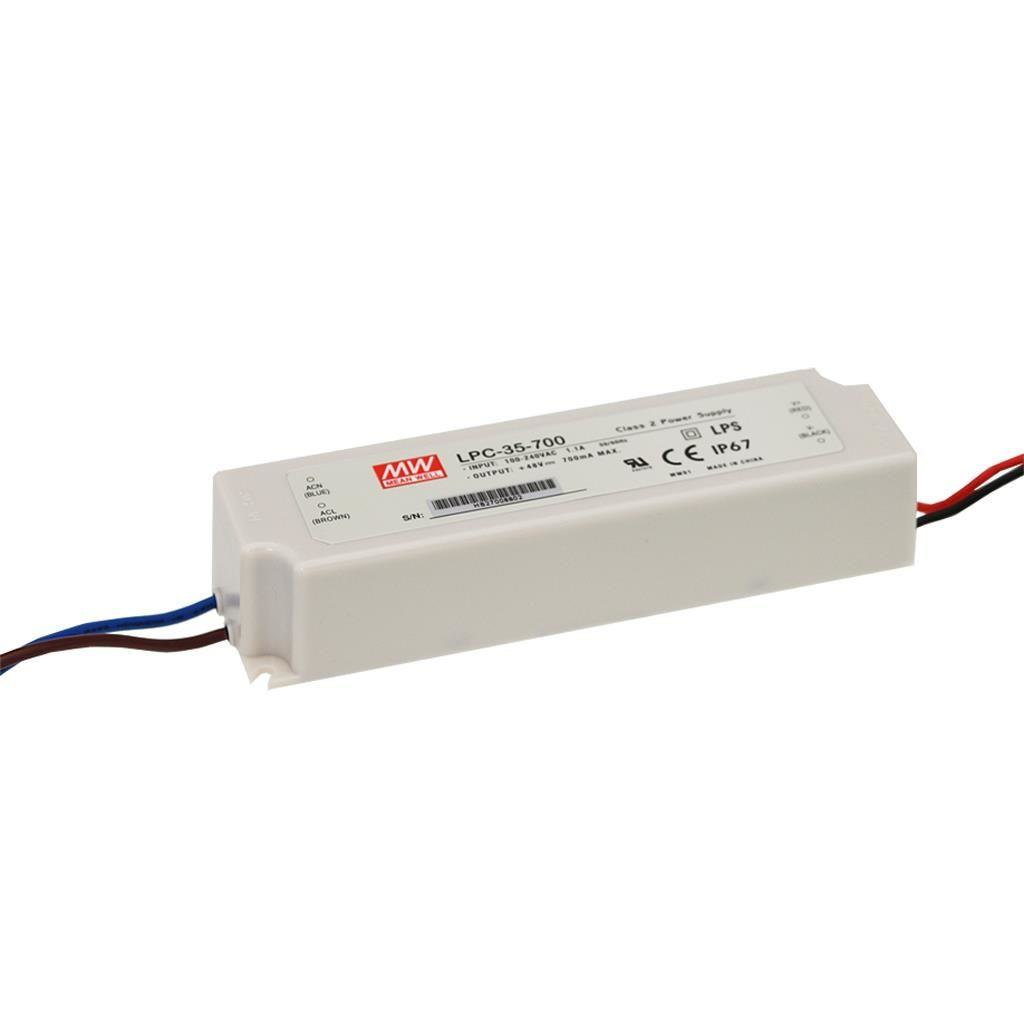MEAN WELL LPC-35-700 LED-Netzteil 35 W 48 V Indoor Weiß