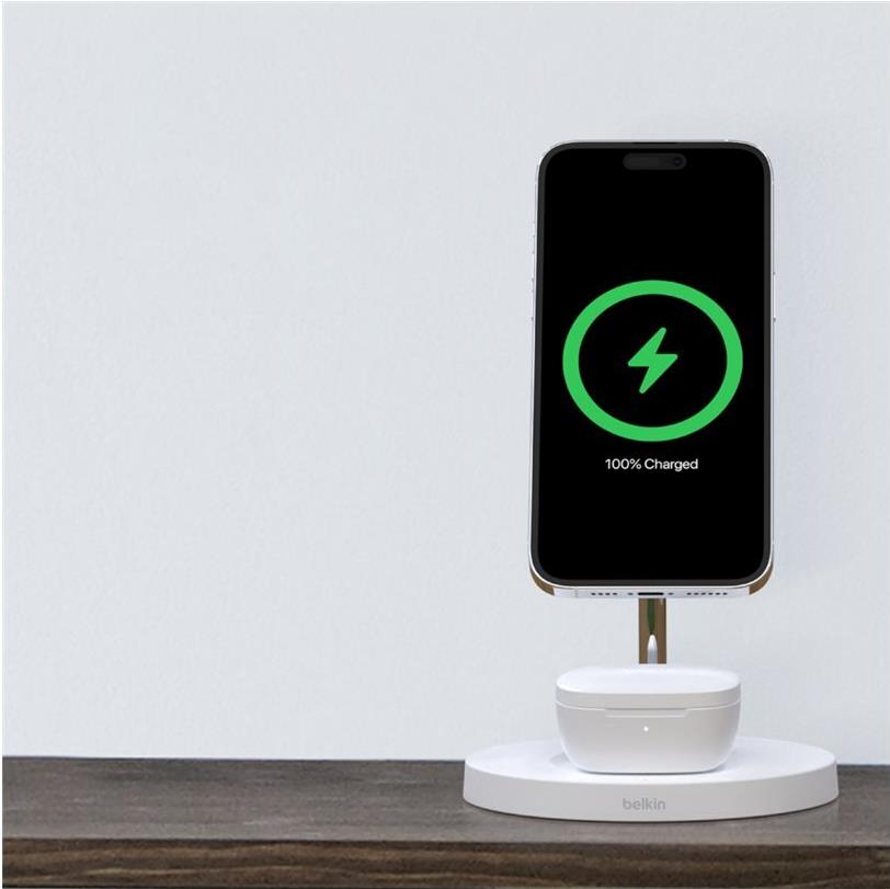 Belkin SoundForm Motion True Wireless Kopfhörer ANC 9 h Weiß