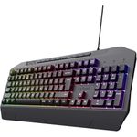 Trust GXT 836 Evocx Tastatur Gaming USB QWERTY US Englisch Schwarz (24722)