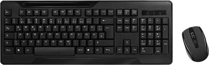 Logilink Tastatur & Maus ComboSet 2.4GHz, 1000DPI Maus schw. (ID0194)