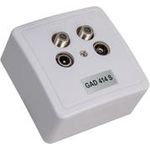 TRIAX Antennendose GAD 414 S 4-Loch Multimedia-Modemdose (306414)