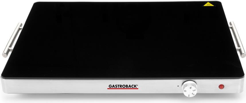Gastroback Design 42491 Elektroplattenwärmer Schwarz - Edelstahl 1 Stück(e) (42491)