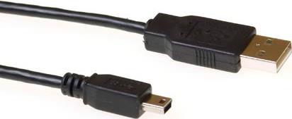 ADVANCED CABLE TECHNOLOGY SB2412 USB Kabel 1,8 m USB A Mini-USB B Männlich Schwarz (SB2412)
