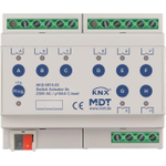 MDT AKS-0810.03 Schaltaktor 8fach 6TE REG 10A 230VAC C-Last Standard 140ÂµF (AKS-0810.03)