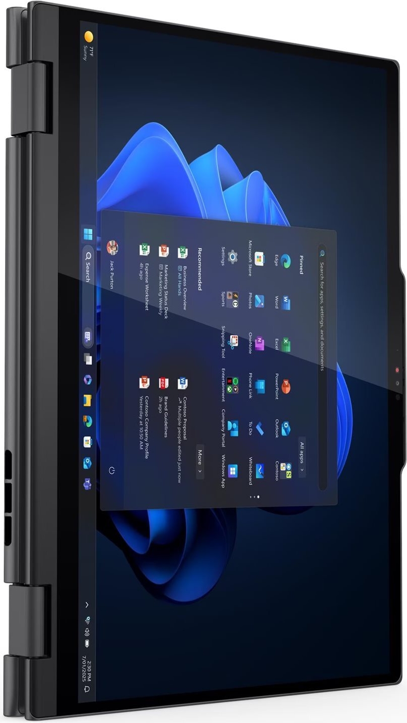 Lenovo ThinkPad T14s 2-in1 G1 14" Notebook, schwarz, Core Ultra 5 225U, 16 GB RAM, 512 GB SSD, DE (21R3001FGE)