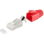 S/CONN Quality RJ45-Stecker SET für Verlegekabel bis AWG 23 mit Zugentlastung (1667206710R)