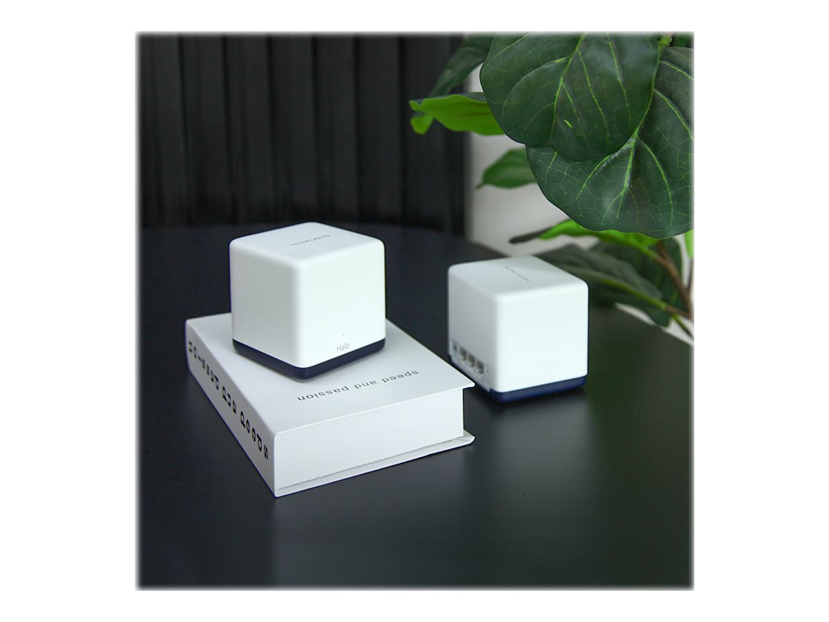 Mercusys Halo H50G Mesh-WLAN-System (3-Pack) Dual-Band Wi-Fi 5 AC1900 Weiß