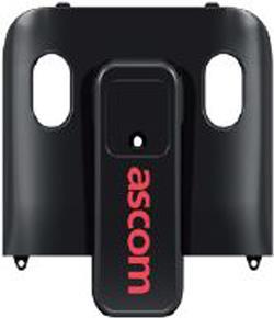 ASCOM Cover Rückseite mit Gürtelclip passend für Myco 3 Smartphones - in schwarz (660585)