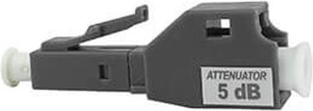 BlueOptics Lichtwellenleiter Dämpfungsglied für Multimode (850nm), Dämpfungsgrad: 1dB, LC-UPC Simplex, Keramik Ferrule, RL über 41dB, IL unter 0,1dB, -40°C bis +75°C (SFA21XK1)