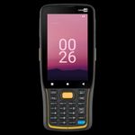 CipherLab RK26 Series, 2D, SR, SE4750, 10,5cm (4''), Func. Num., BT, WLAN, NFC, Android, GMS Mobiles Datenerfassungsgerät, 2D, Imager (Standard Range, SE4750), Bildschirmdiagonale: 10,5 cm (4''), Auflösung: 480x800 Pixel, Tastenfeld (Anzahl Tasten: 28, Functional Numeric), Kamera (16 MP), Anschluß: Bluetooth, WLAN (802.11ax), NFC, Micro SD-Slot, Qualcomm Octa Core, 2,0 GHz, RAM: 4GB, Flash: 64 GB, Android (12), inkl.: Netzteil (EU), Google Mobile Services, Akku, 4000 mAh, Schutzart: IP65 (AK266S4DFEG41)
