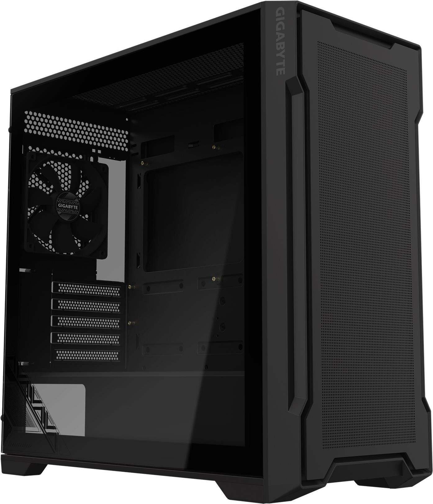 Gigabyte AORUS C102 Midi Tower Gaming Gehäuse mit Glasseitenfenster (C102G)