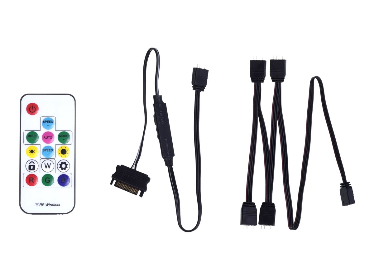 Xilence LQZ.ARGB_SET Beleuchtungskit 3-Pin ARGB (5V) Schwarz, Weiß