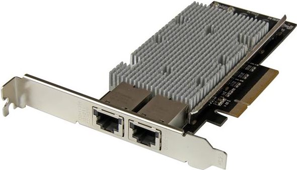 StarTech.com 2 Port PCI Express 10GBase-T Ethernet Netzwerkkarte mit Intel X540 Chip (ST20000SPEXI)