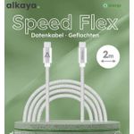 alkaya Speed Flex Kabel USB-C zu 2 m weiß (CL-60031)