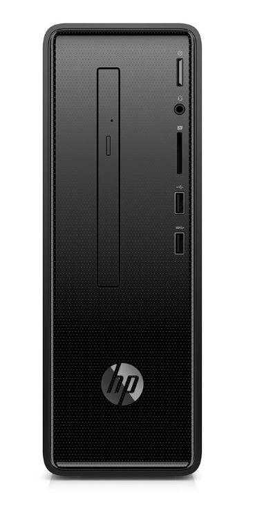 HP Slimline 290-a0006ng Desktop PC (AMD A6-9225, 4GB DDR4 RAM, 256GB SSD, AMD Radeon R4, Windows 10) schwarz (7NB90EA#ABD)