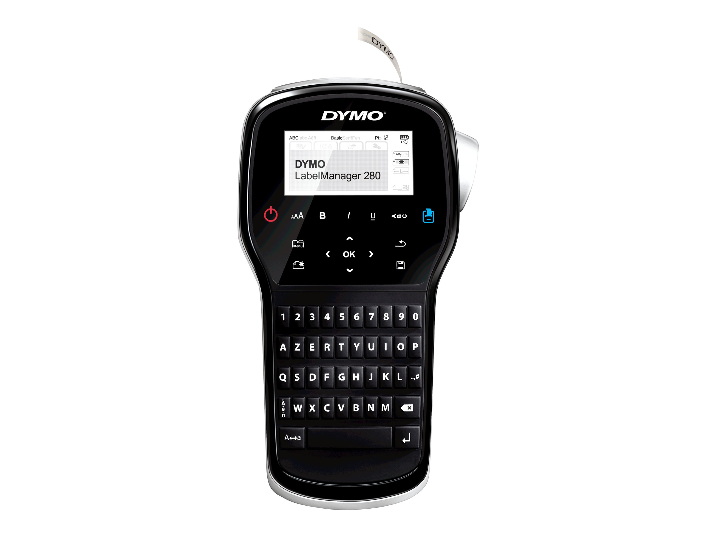 DYMO LabelManager 280 Beschriftungsgerät Schwarz, Silber