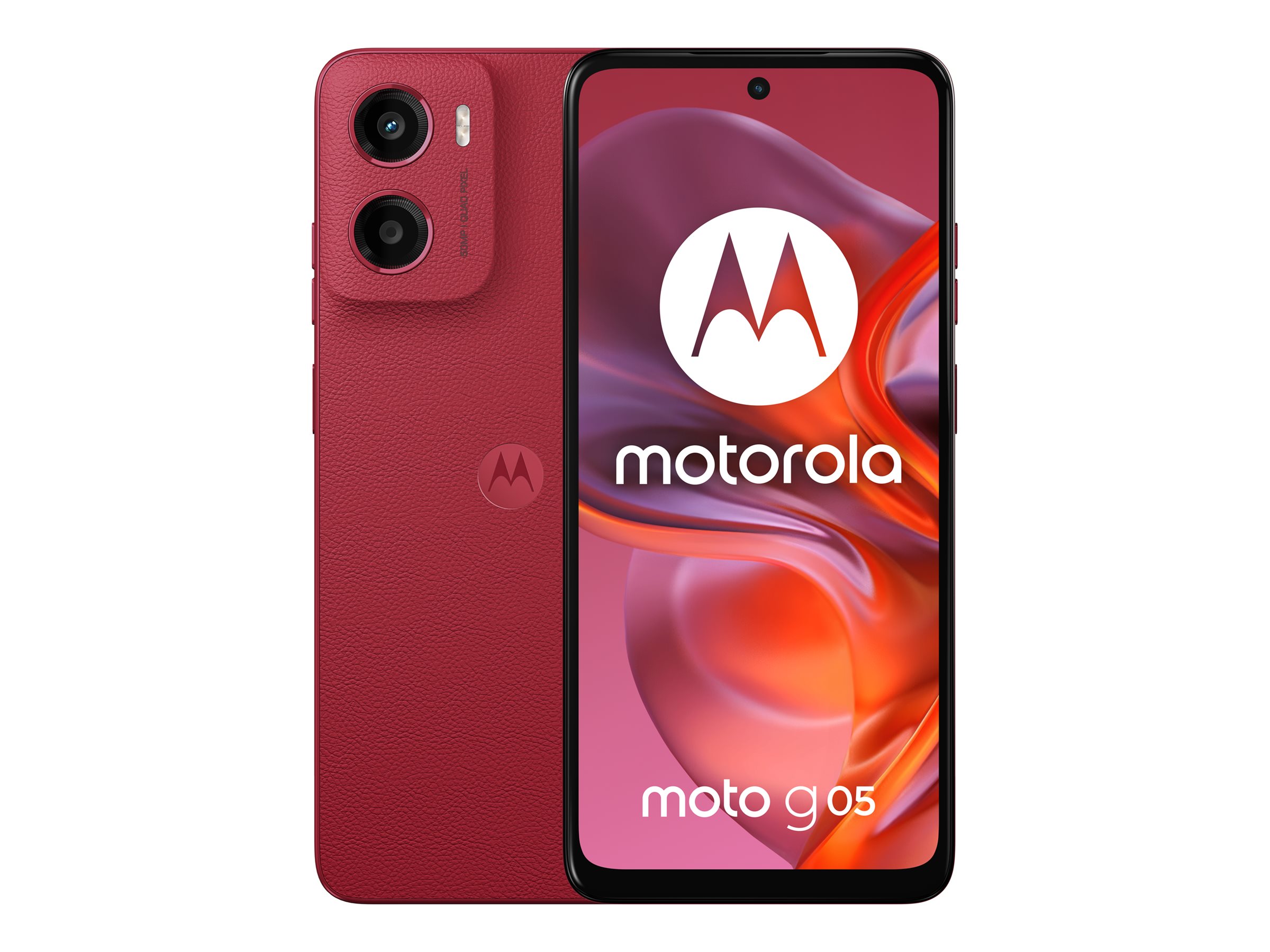 Motorola Moto G05 6,67" 4 GB RAM 256 GB Dual-SIM Pflaumenrot
