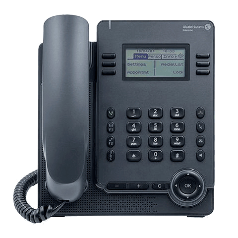 Alcatel-Lucent ALE-20 Essential DeskPhone VoIP-Telefon Grau