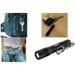 ANSMANN LED-Taschenlampe Adventure TA90B, schwarz mit Schlüsselanhänger, Lichtstrom: 90 Lumen, Leuchtdauer: - 1 Stück (1600-0759)