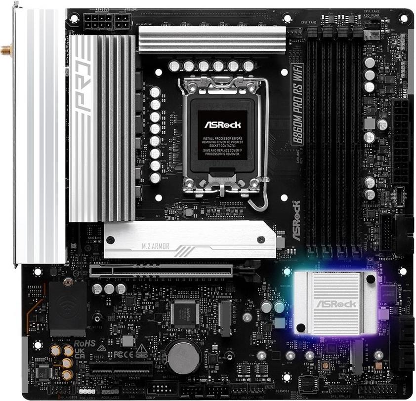 ASRock B860M Pro RS WiFi (90-MXBRQ-A0UAYZ)