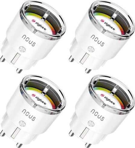 NOUS A1Z smarter Stecker ZigBee 4er 15A/Messung/ZigBee 4er Pack (A1Z (4PCS))