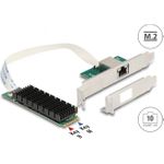 Delock M.2 Key B+M 1 x RJ45 10 Gigabit LAN Netzwerkkarte (95274)
