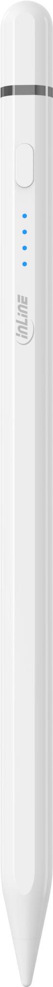InLine Stylus Tabletstift für Apple iPads mit Akku USB-C weiß (55468W)