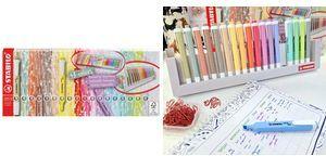STABILO swing cool NatureCOLORS Textmarker farbsortiert, 18 St. (EO275/18-02-5)
