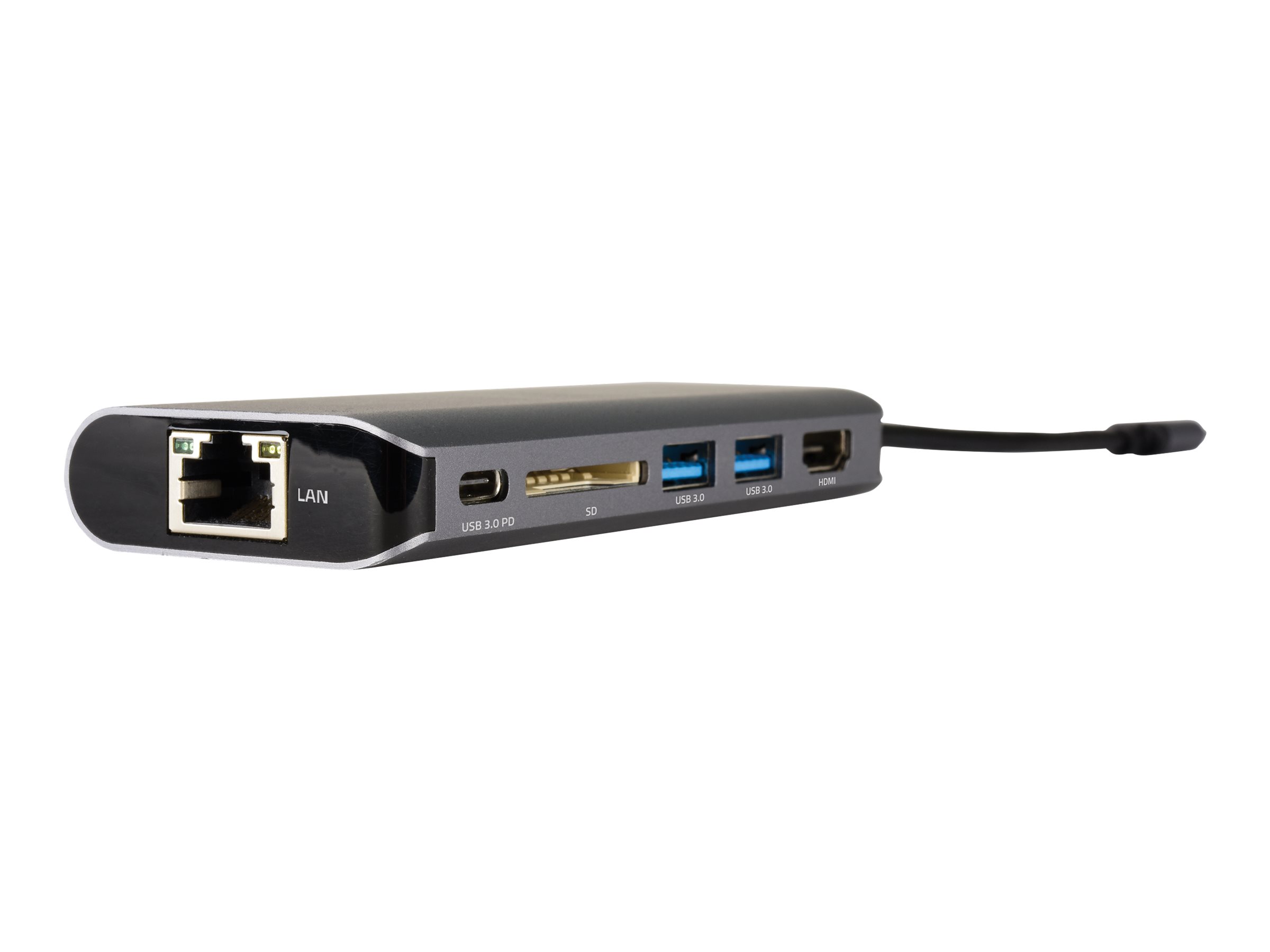 Kramer Electronics KDock-2 USB-C Dockingstation HDMI 1GbE Schwarz, Silber