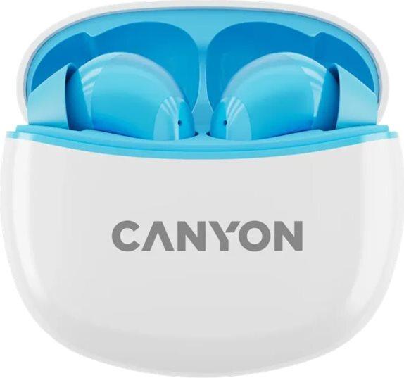 Canyon TWS-5 CNS-TWS5BL Kopfhörer – True Wireless – Bluetooth 5.3 – In-Ear – USB-C Ladecase – Touch-Steuerung – bis 38?h Laufzeit – Schwarz