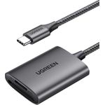 Ugreen SD/TF-Kartenleser Ugreen CM401 USB C 5 Gb/s – grau (150671)