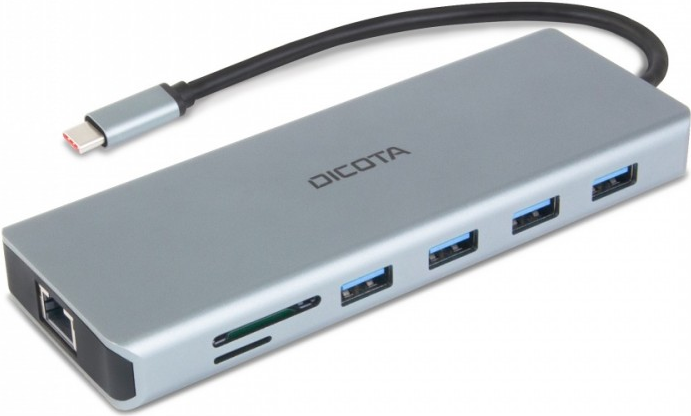 DICOTA USB-C 13-in-1 Docking Station 4K HDMI/DP PD 100W