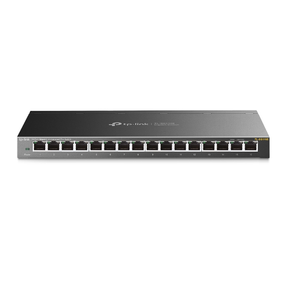 TP-LINK TL-SG116E 16-Port Gigabit Easy Smart Switch Schwarz