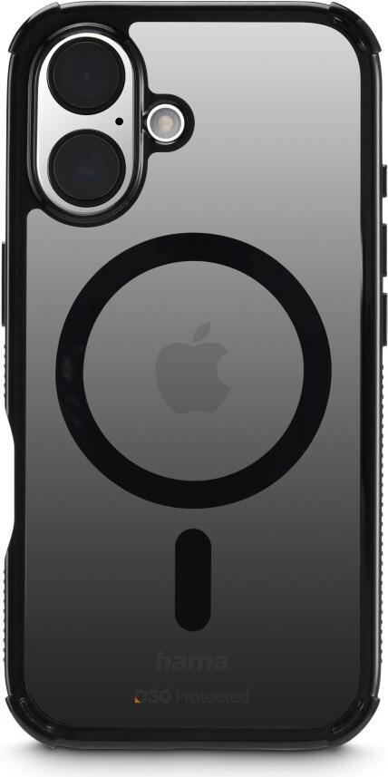 Hama Handyhülle MagCase Extreme Protect für Apple iPhone 16, Schwarz (00136841)