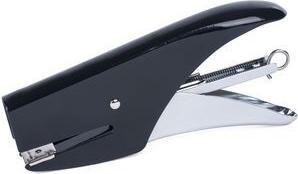 pavo Heftzange, Heftleistung: 16 Blatt, schwarz aus Metall, für offene und geschlossene Heftung und - 1 Stück (8039128)