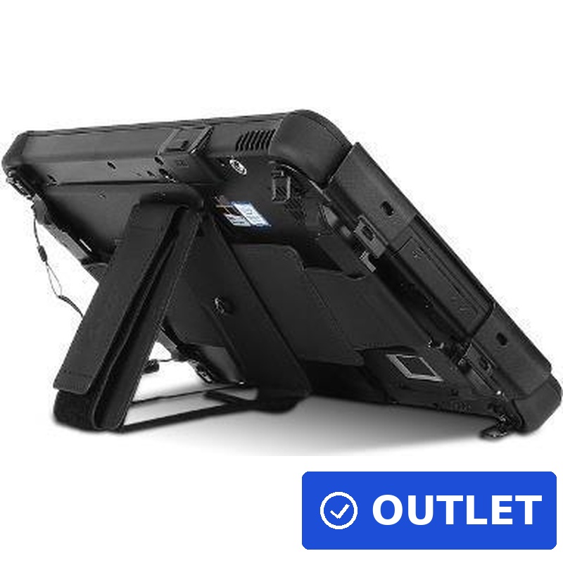 Getac F110 Bracket with Rotating Hand Strap Griff Schwarz (GMHRXF) (geöffnet)