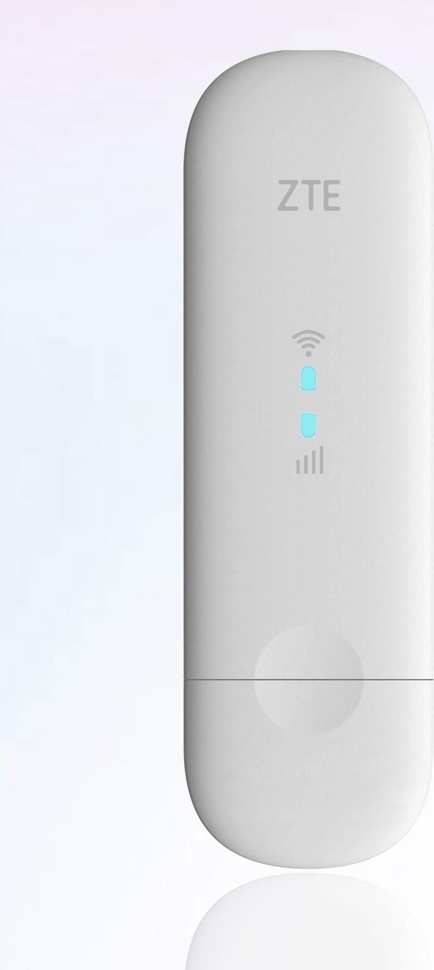 ZTE MF79U Mobilfunknetzwerkmodem 4G/LTE 150 Mbit/s WLAN Weiß