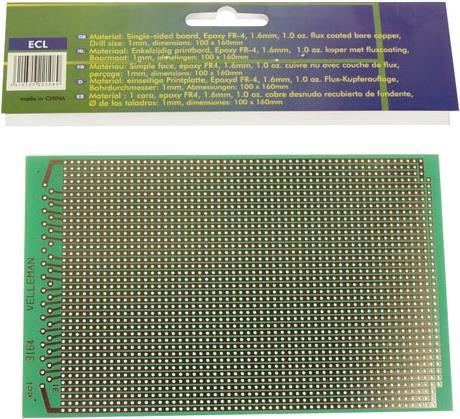 Velleman ECL Zubehör für Entwicklungsplatinen Set Breadboard Leiterplatte (PCB) (ECL)