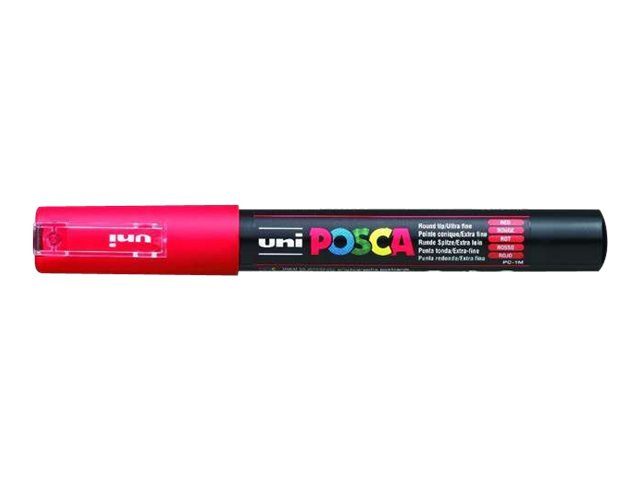 Uni-Ball Fineliner PC-1MC Rundspitze 1 mm Rot