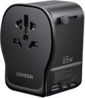 Ugreen S550 65W Universal Travel Adapter 2x USB-C USB-A Typ B E/F G (55001)