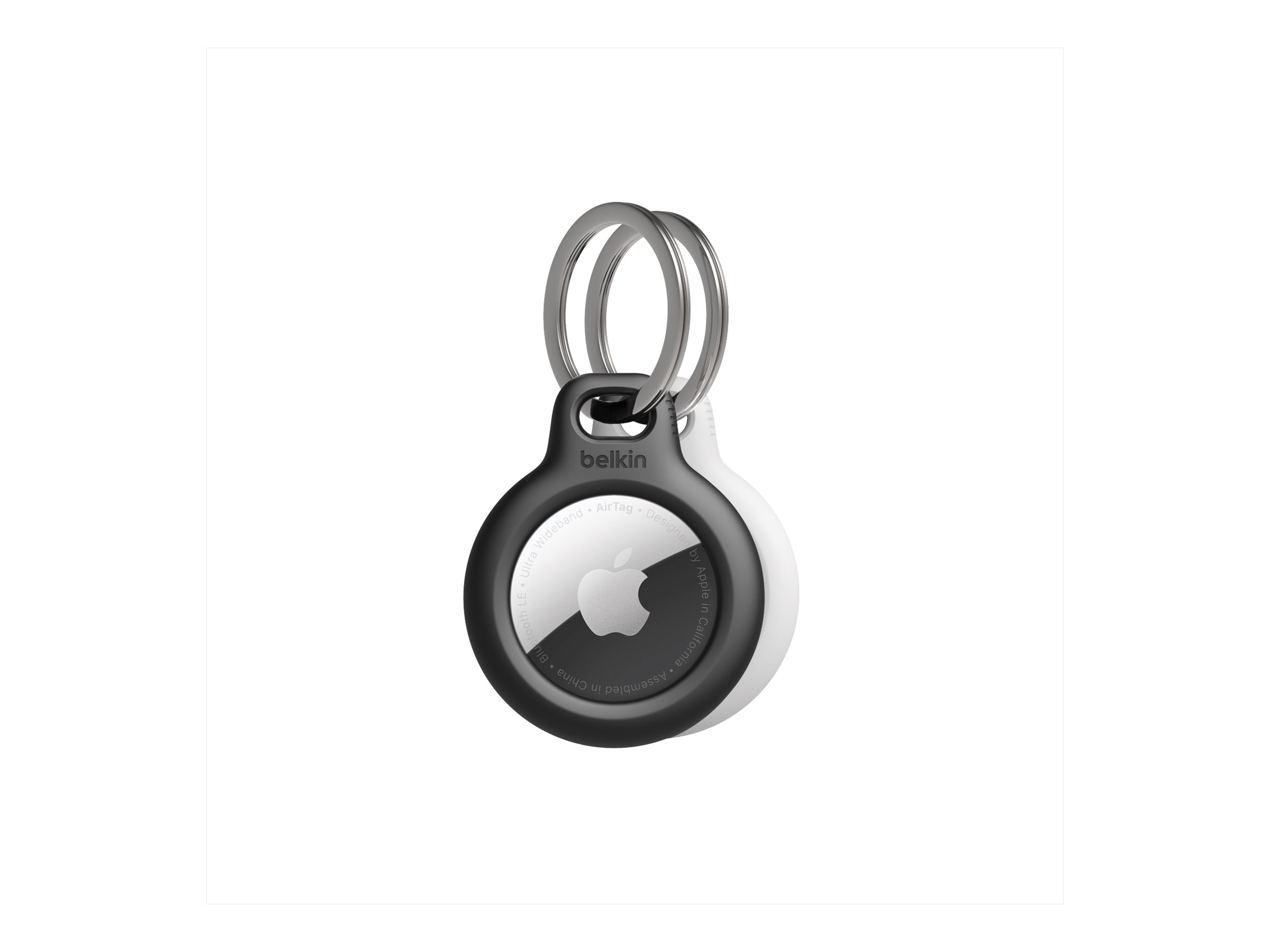 Belkin Secure Holder mit Schlüsselring für Apple AirTag 2er-Pack Schwarz